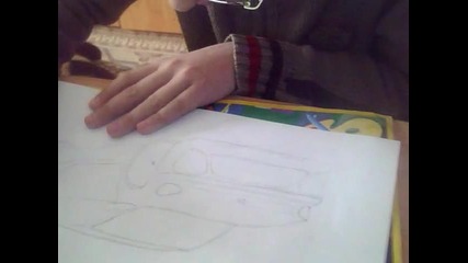 Me Drawing A Car