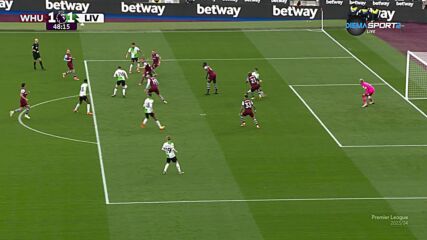 Liverpool with a Goal vs. West Ham United