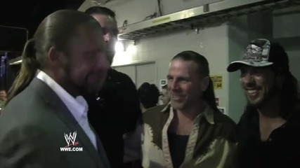 Wrestlemania Xxvii Diary: Shawn Michaels and Triple H reunite with long time friends