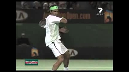 Roger Federer - Slowmotion Top Spin Forehand