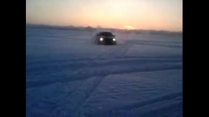 Subaru Sti на сняг