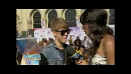 Justin Bieber talking about Selena Gomez at Bet Awards June 27th 2011