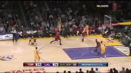 Lakers vs Raptors (03.09.2010) Lakers Highlights 