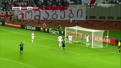 Грузия - Шотландия 1-0