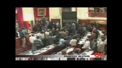 Бой В Боливийския Парламент