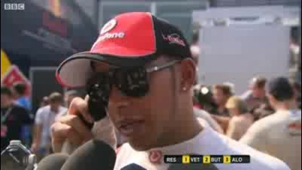 Lewis Hamilton has no complaints about Michael Schumacher Italy 2011