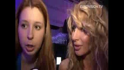 Greenroom reactions second semi - final (part 3)
