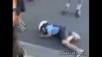Little evil knievel in training goes bad