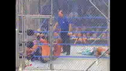 Wwe Smack Down 2006 - Mnm vs Batista & Rey Mysterio ( Steel Cage Match )