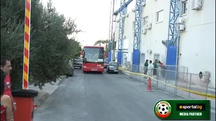 Фен на Бербо посрещна националите на стадиона в Ларнака