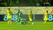 Dzhuneyt Ali with a Red Card vs. FK Hebar 1918 Pazardzhik