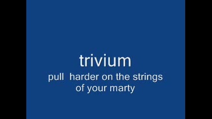 Pull Harder On The Strings Of Your Martyr