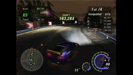 Nfs Underground 2 - Powerline drifting with Acura Rsx