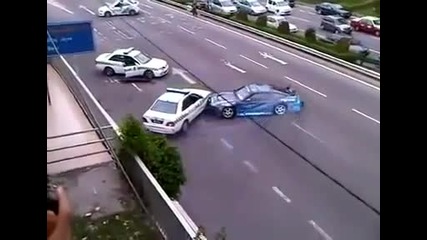 Real Life Car Racing Полицейскo преследване
