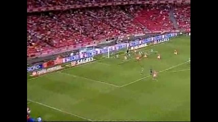 31/08/2009 Benfica - Vitoria Setubal 1 - 0 Goal na Javi Garcia