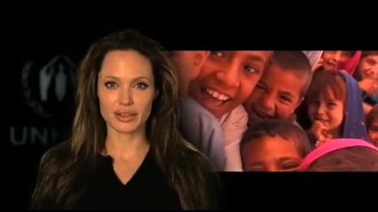 Angelina Jolie on behalf of refugees