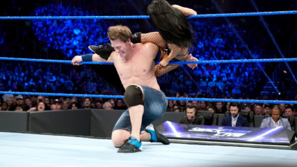 John Cena & Becky Lynch vs. Andrade "Cien" Almas & Zelina Vega: SmackDown LIVE, Jan. 1, 2019