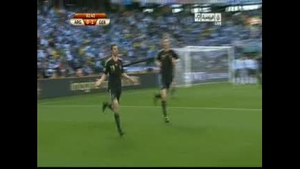 Аржентина Германия 0:1 (muller) 
