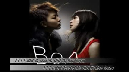 boa - i did it for love
