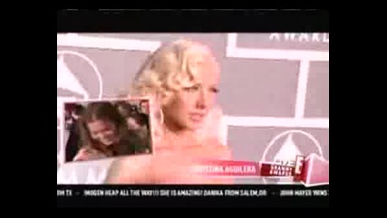Christina Aguilera E News 2007 Grammy Awar