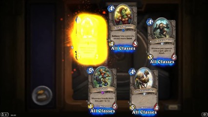 Hearthstone open pack after only two wins Arena