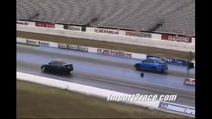 Bmw m3 изяжда Subaru Wrx 