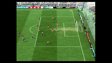 Fifa 11 Красив гол 5 !!!