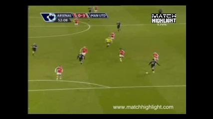 Екскузивно!31.01.10 гол наi Ji - Sung vs Arsenal 52минута 