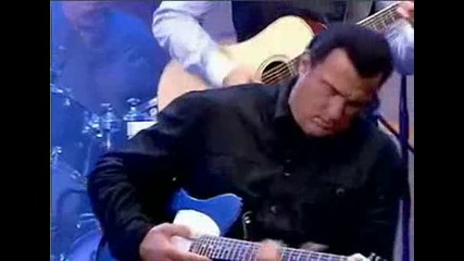 Steven Seagal and Ivan Urgant Play a Blues 