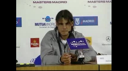 Atp Ms Madrid 2008 : Интервю С Надал