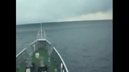 Кораб срещу цунамито в Япония - брегова охрана