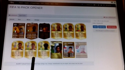 futhead pack opening-Нее