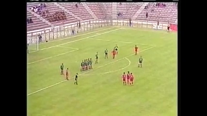 1990 Steaua Bucharest (romania) 5 -glentoran (northern Ireland) 0