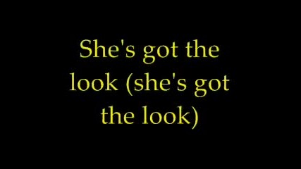 Roxette The Look (lyrics)