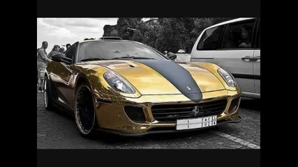 Gold Ferrari 599 Hamann ! plaqu