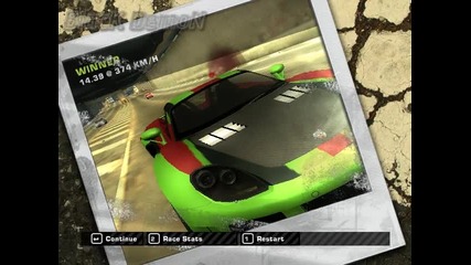 My record in the Nfs Most Wanted 14.39 