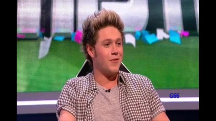 Niall Horan в предаването Play To The Whistle