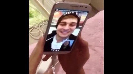 Çağatay Ulusoy & fan Video Chat with Skype