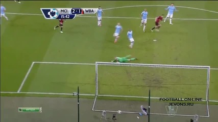 Манчестър Сити 3:1 Уест Бромич 21.04.2014