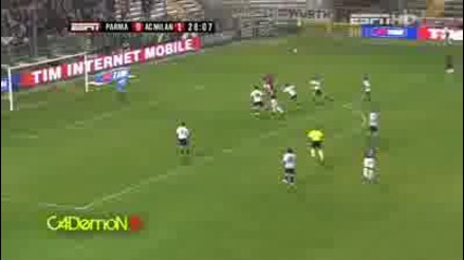 Ronaldinho vs Parma 2010 2011 Matchday 6 Hd