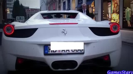 Arab Owned Ferrari 458 Italia Spider Goes Crazy In The City !!!!