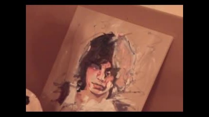 Mick Jagger Oil Painting.