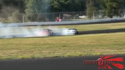 Nissan 240sx vs 350z Drifting