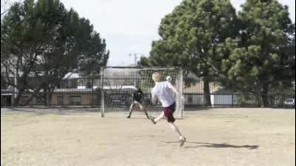 Trick shot penalty (small goal)