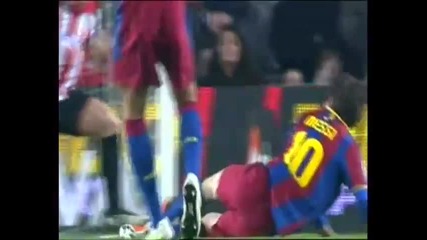 Lionel Messi - изумителен дрибъл срещу Атлетик Билбао