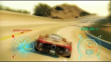 Need for Speed Undercover PC gameplay $8000 Race -Pagani Zonda-HD