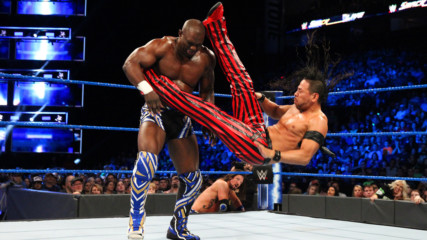 AJ Styles & Shinsuke Nakamura vs. Chad Gable & Shelton Benjamin: SmackDown LIVE, April 3, 2018