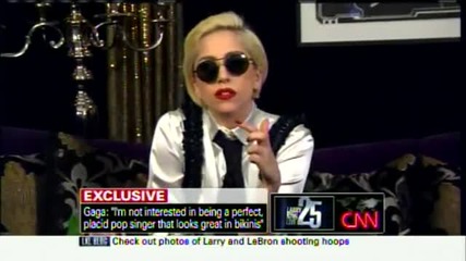Exclusive! Lady Gaga On Larry King Live Part 2 of 4