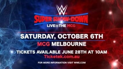 Get your tickets for Australia's WWE Super Show-Down on June 28