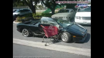 Wrecked Exotics Car Crashes